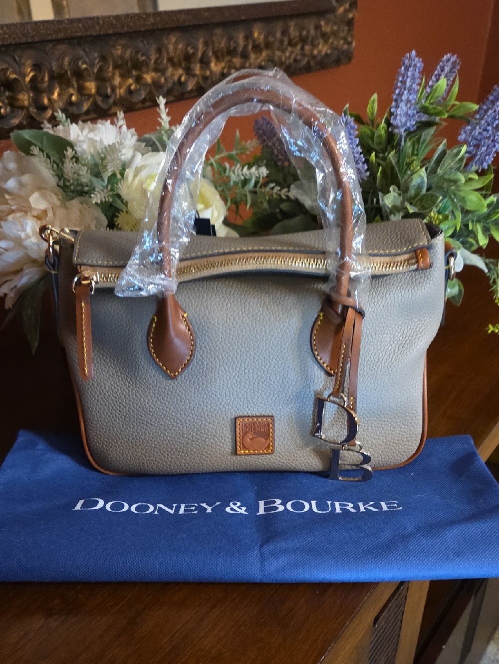 Dooney & Bourke Pebble Grain Satchel NWT